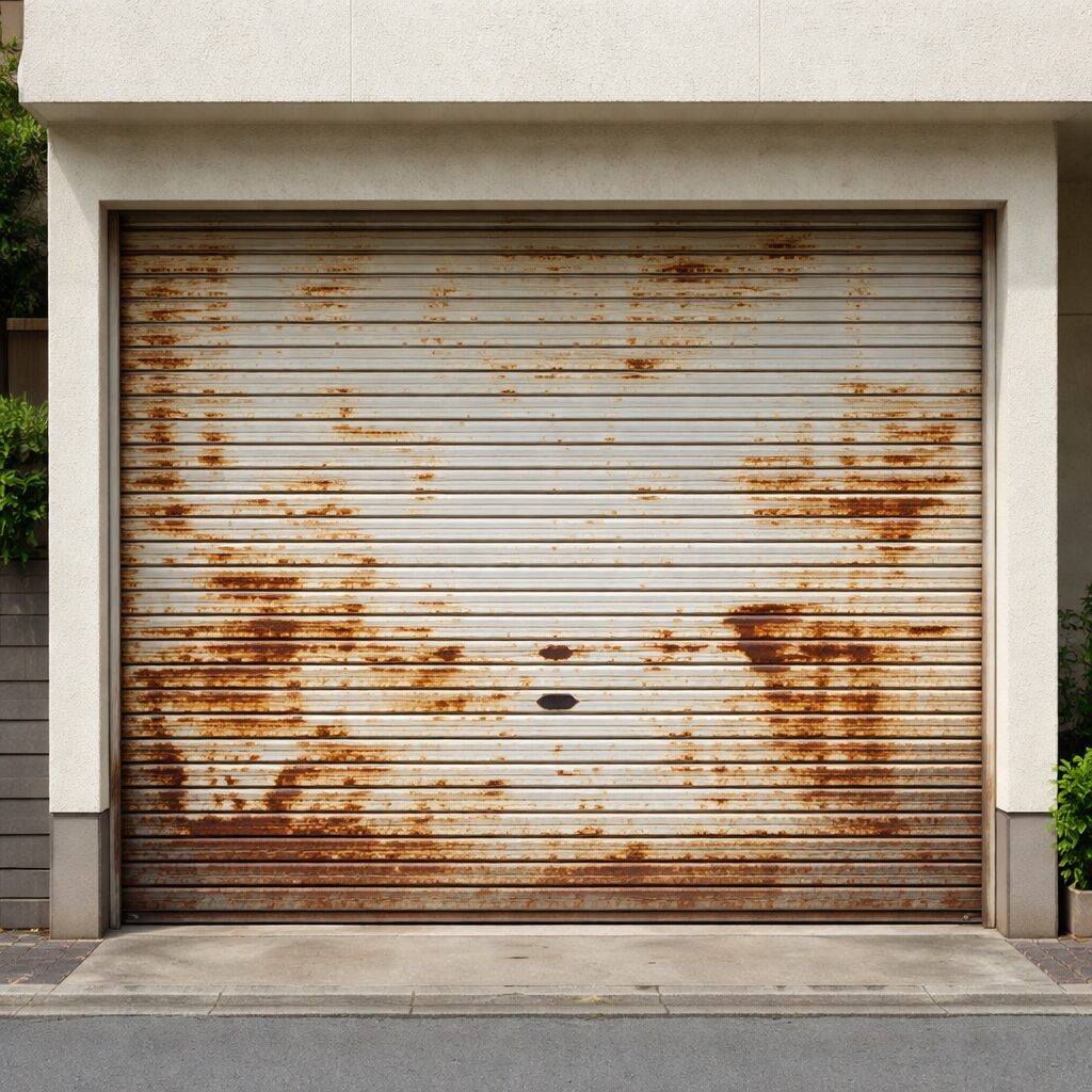 サビや腐食が進んだシャッターの状態
